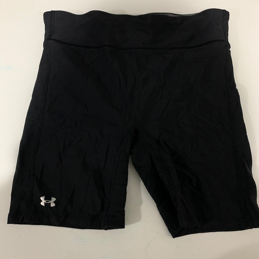 under armour biker shorts
